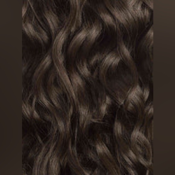 20" Cool Dark Brown Curly Ponytail Extension (120g)
